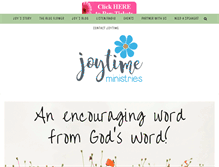 Tablet Screenshot of joytime.org